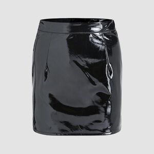 Cider Black Leather Skirt. New with tags. Never worn